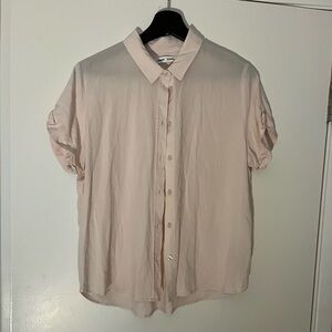SAMSOE light pink button up top